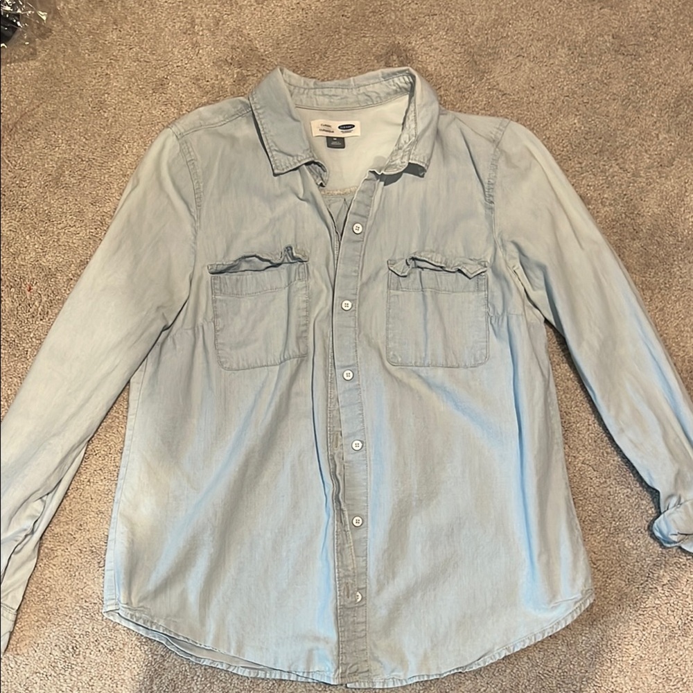 Light Blue Button-Up Shirt